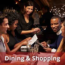 dining and shopping